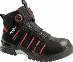schwarz / rot / Stiefel