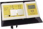 Preview: The image shows an electrical testing device with two rectangular buttons, a display on the right side, and symbols for various functions. The color is primarily yellow and black.