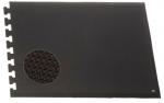 Preview: The image shows a black, rectangular mat. Part of it is covered with small round bumps. On the left side, there are cutouts intended for connecting with other mats.