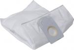 Preview: The picture shows a white, square bag with a flat, gray flap on the side. The flap has a round hole in the center. The bag appears soft and flexible.