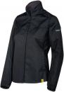 Preview: The image shows a black jacket with a high collar and long sleeves. It has a sporty, simple shape and a small logo on the left arm. The fabric appears sturdy and weather-resistant.