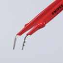 Preview: The image shows a red tool with two ends: one has a smooth, curved tip, the other a serrated surface. It could be used for precise tasks.