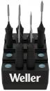 Preview: The image shows a black stand with several screwdrivers. The handles are roughly finished, and the stand has the inscription 