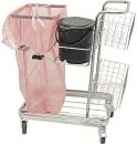 5180.RW - ESD cleaning trolley 900 x 550 x 1000 mm