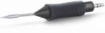Preview: The image shows a soldering tip with an ergonomically shaped, non-slip handle made of black rubber. The tip is metallic and has a spiral mount.