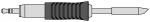 Preview: The picture shows a screwdriver with a slim handle and a pointed blade. The handle has a ribbed, black texture for better grip.