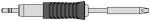 Preview: The image shows a screwdriver with a round, grippy handle and a long, pointed blade. The blade has a flat tip, ideal for screws.