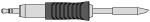 Preview: The image shows a gray screw with an elongated head and a pointed end. The head has grooves to provide better grip. It is narrow and elongated.