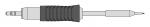 Preview: The image shows a black screwdriver with a non-slip grip area. It has a long, straight blade and a pointed tip shape that is suitable for screws.