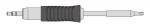 Preview: The image shows a screwdriver with a round, grippy black handle area, a long, narrow metal part, and a flat screw tip at the end.