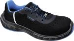 Preview: The shoe is black with blue accents and has a breathable surface with small holes. The sole is robust and has a grippy texture for better grip.