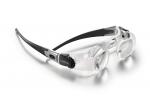 Preview: Es handelt sich um eine spezielle Brille mit transparenten Gläsern und einem schwarzen Bügel. Sie hat eine ergonomische Form und sollte die Sicht unterstützen.
