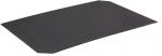 Preview: The image shows a rectangular, flat object in black that has a matte surface. It appears sturdy and could be made of a material like cardboard or rubber.