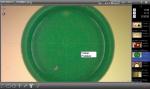 Preview: The image shows a round, green area. In the center, there is a label that reads 