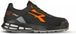 black / orange