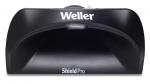 Preview: The image shows a black holder with a curved design and an open front. At the top, it reads 