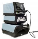 Preview: The image displays a compact, sturdy device in blue and black with digital displays on top. It features buttons and cables for electronic applications, presumably for soldering or similar tasks.