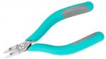 Preview: The image shows a small pair of pliers with ergonomic, turquoise handles and sharp, metallic blades. It has a practical, slim look, ideal for precise work.