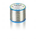 Preview: The image shows a spool of solder. The spool is round, made of metal, and has blue labeling. It contains solder with a diameter of 1.0 mm and 3.5% flux.