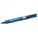 Preview: The image displays a blue soldering iron with a narrow, black tip. The casing reads 