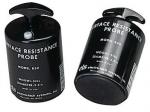 Preview: The image shows two black, cylindrical measuring devices with a flat bottom and a rounded top. On the surface are white inscriptions about the model and technical specifications.
