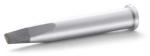 Preview: The image shows a silver screwdriver with a flat, wide end. The handle is cylindrical and fits well in the hand. The edge is slightly rounded.