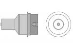 Preview: The image displays a technical component in two views: a side view with a rectangular end and a top view showing the round shape of the component.