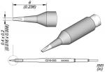 Preview: The image displays a technical drawing of a pen. There are several views: a side view, a top view, and a detailed view of the tip. Dimensions are provided.
