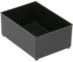 Preview: Das Bild zeigt eine rechteckige, flache Box aus schwarzem Kunststoff. Sie hat eine glatte Oberfläche und leicht abgerundete Ecken. Die Box hat kleine Füße auf der Unterseite.