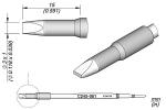 Preview: The image shows a technical drawing of a tool with an elongated body and a pointed, angled edge. Dimensions are provided, including lengths and diameters in millimeters.