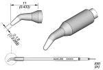 Preview: The image shows a technical drawing of a precise tool with a long, narrow handle and a targeted, curved tip. Dimensions are indicated.