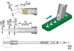 Preview: The image displays technical drawings of a component with various views and dimensions. There are a top view, side views, and closer detailed views.
