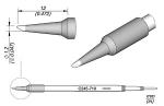 Preview: The image shows a technical drawing of a pointed object, possibly a tool. There is a side view, a top view, and a connection that includes dimensions.