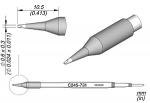 Preview: The image displays a technical drawing of a pen. It features a pointed tip, a slim body, and a cap. Dimensions are provided in millimeters.