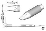 Preview: The image displays a technical drawing of a tool attachment. It features a conical shape with a pointed, narrow opening and detailed dimensions in millimeters.