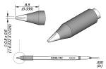 Preview: The image displays a technical drawing of a pen. The view includes the tip, the shaft, and dimensions such as diameter and length. The pen has a conical shape and is rounded at the top.