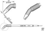 Preview: The image displays technical drawings of a device with a curved end that has a tip. Dimensions are provided in millimeters and inches to clarify the size and shape.