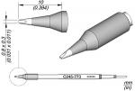 Preview: The image shows a technical drawing of a pen. Various views are displayed: the tip, the casing, and the dimensions. The dimensions are given in millimeters and inches.