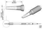Preview: The image displays a technical drawing of an object, likely a tool. It includes multiple views: a side view, a top view, and a perspective with dimensions.