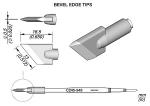 Preview: The image shows different views of an angled tip tool. It includes measurements for diameter and length, as well as a detailed view of the tip. The shapes are technical and precise.