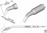 Preview: The image displays technical drawings of a tool with a slim, curved attachment. Dimensions are provided, including length, width, and diameter.