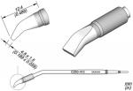 Preview: The image displays a technical part, likely a tool. It features a curved tip and various views. Measurements are provided in millimeters.