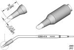 Preview: The image shows a technical drawing of a sharp tool with an ergonomically shaped handle. It features dimensions and a curved shape that ensures precision.