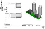 Preview: The image displays technical drawings of a sensor. The top part shows two views of the connector components, while the bottom part details the sensor with dimensions given in millimeters.