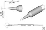Preview: The image displays technical drawings of a pointed object, likely a pen. It shows views from the top, side, and bottom, with measurements.