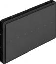 Preview: The image shows a rectangular, black object with a smooth surface. On the front, there are six small, round protrusions arranged in an evenly distributed manner.