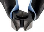 Preview: The image displays the cutting edge of the tool with two rubberized handles. The blade is sharp and features a V-shaped notch in the middle, ideal for cutting wire.