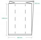 Preview: The image shows a schematic diagram of a rectangle with dimensions of 1080 mm in height and 460 mm in width. Some lines indicate fold or intersection points.