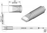 Preview: The image displays a technical drawing of an instrument. It features a tapered shape with a flat end. The dimensions are provided, and the body is cylindrical with a gray surface.
