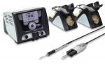 Preview: The image shows a soldering station set with a control box, two holders for soldering irons, a soldering iron, and a tool with a switch. The control box has a digital display.